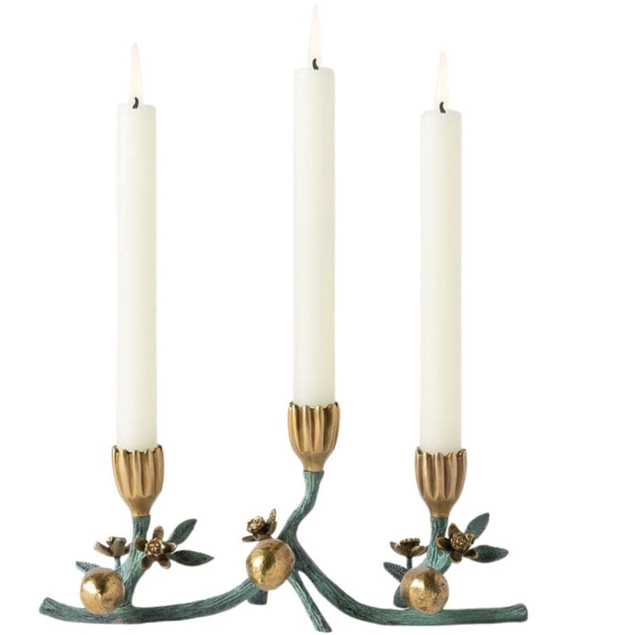 Bernadette Antique Gold Patina Candle Holder Candleholders BP006160 08415971058066
