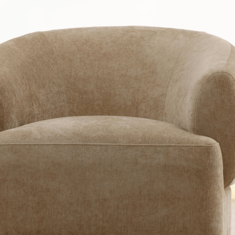 Billie Swivel Chair Accent Chair DOV39024-SAND