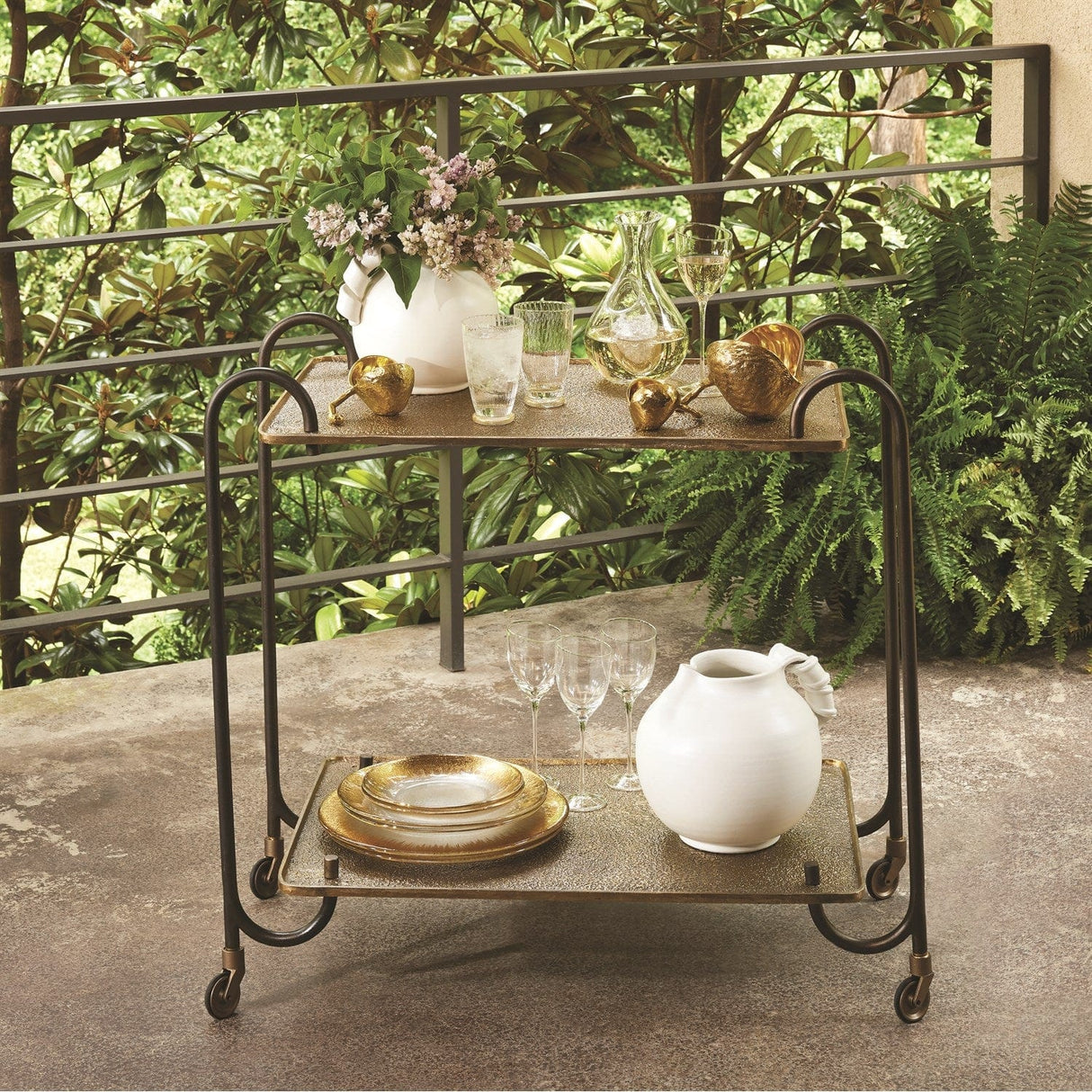 Blade Bar Cart - Bronze Wall Art 9.93130 651083931301