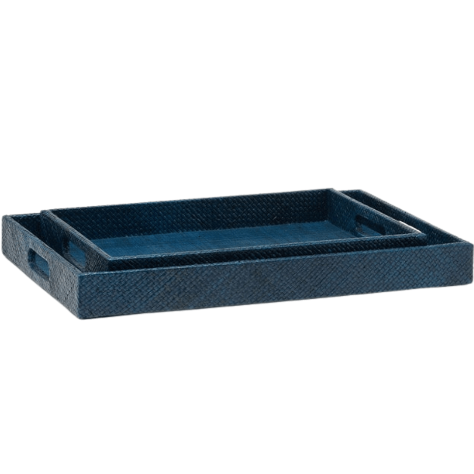 Blanca Tray Set Decorative Object OBJBLANCATRNVS2