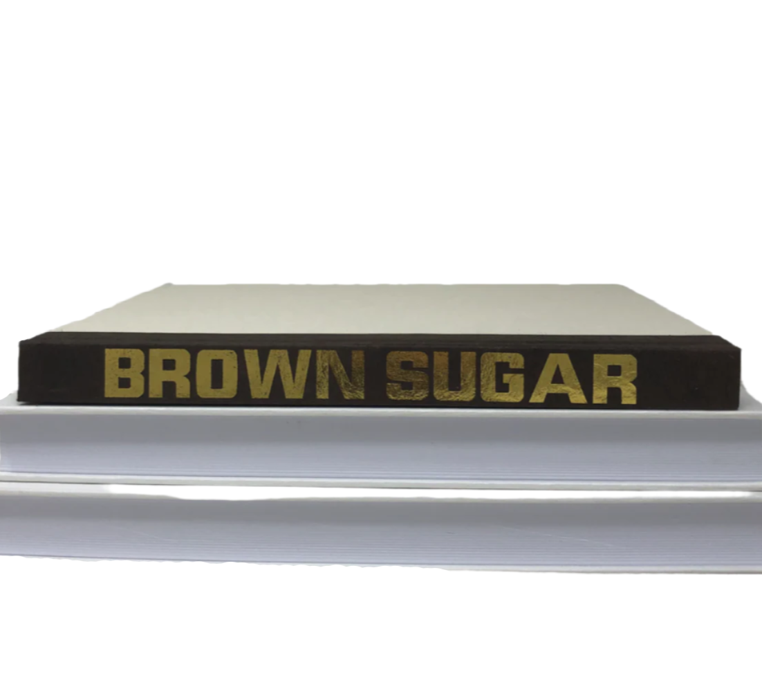 Blu Books - Gold Lettered Song Title on Brown Decor e-lawrence-GL-SONG-COLOR-BRN-XL