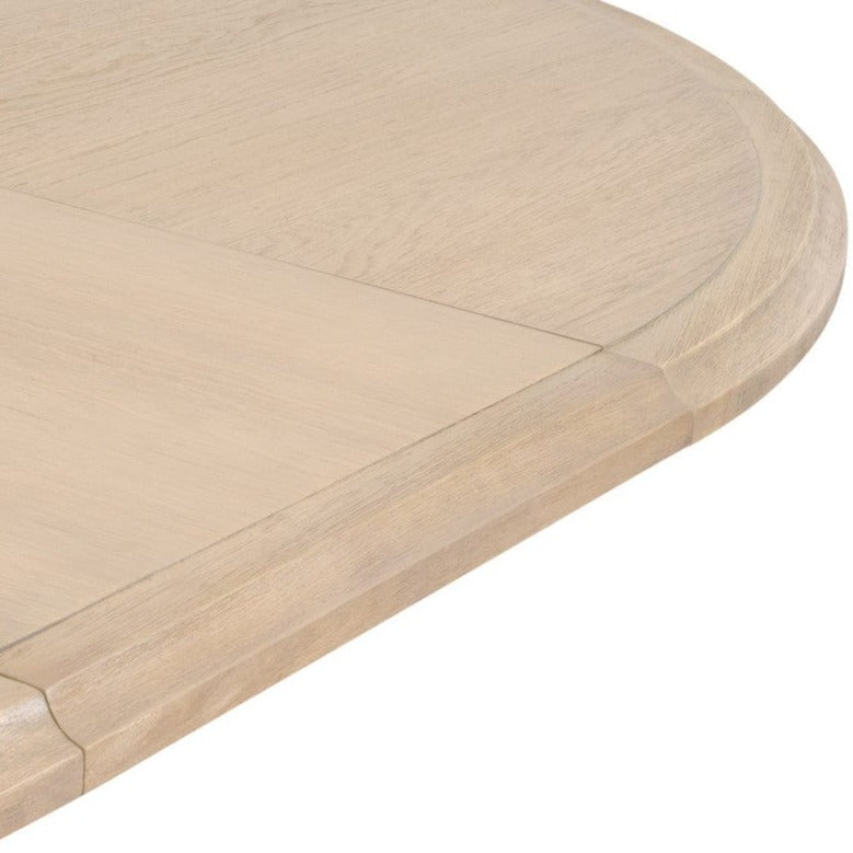 BLU Home Devon 54" Rounded Extension Dining Table Furniture