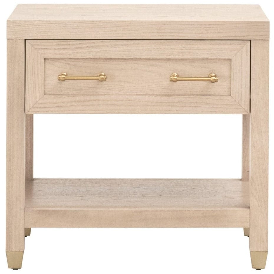BLU Home Stella 1-Drawer Nightstand Furniture orient-express- 6134.LHON/BBRS