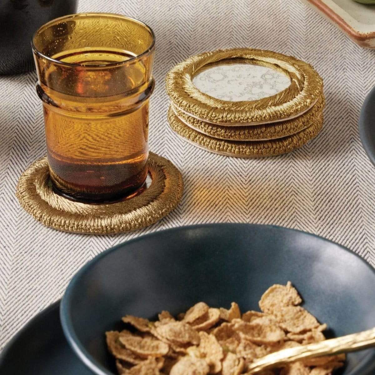 Blue Pheasant Kari Glassware (Pack of 6) - Pink Pillow & Decor