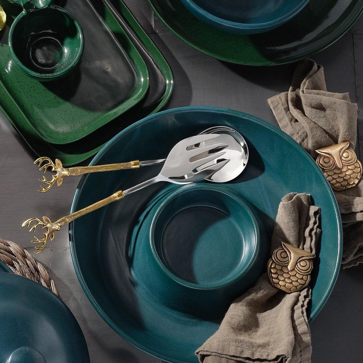 Blue Pheasant Marcus Chip and Dip Bowl Pillow & Decor