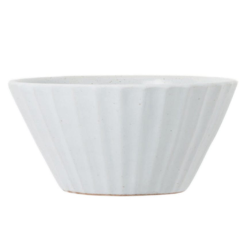 Blue Pheasant Nathalie Matte White Scallop Design Dinnerware Plates