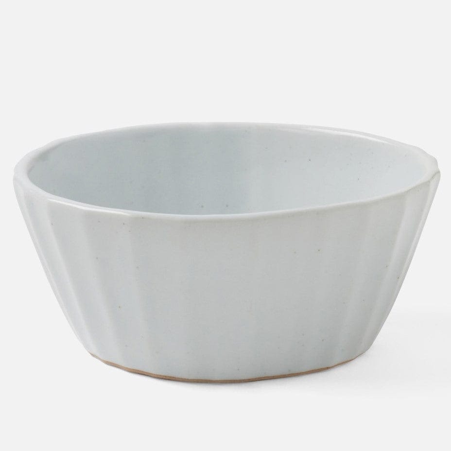 Blue Pheasant Nathalie Matte White Scallop Design Dinnerware Plates