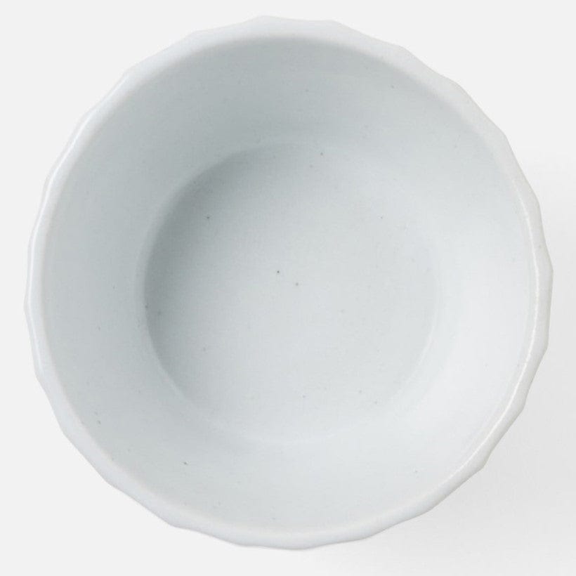 Blue Pheasant Nathalie Matte White Scallop Design Dinnerware Plates