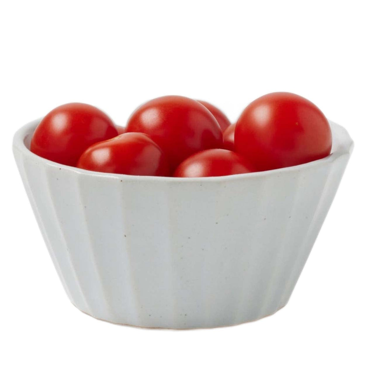 Blue Pheasant Nathalie Matte White Scallop Design Serving Bowl (Pack of 4) Plates blue-pheasant-BP004743