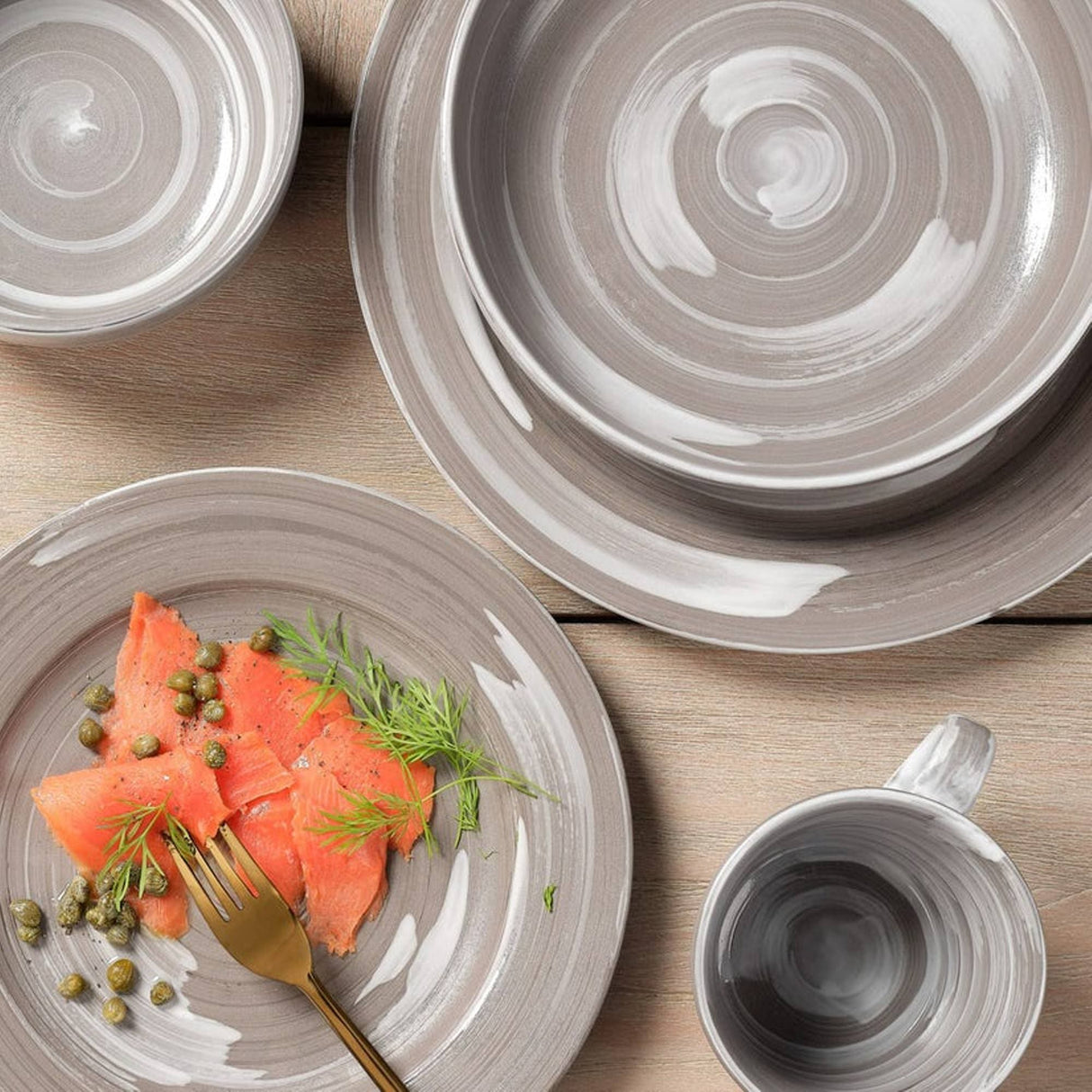 Blue Pheasant Wyatt Dinnerware Collection Plates