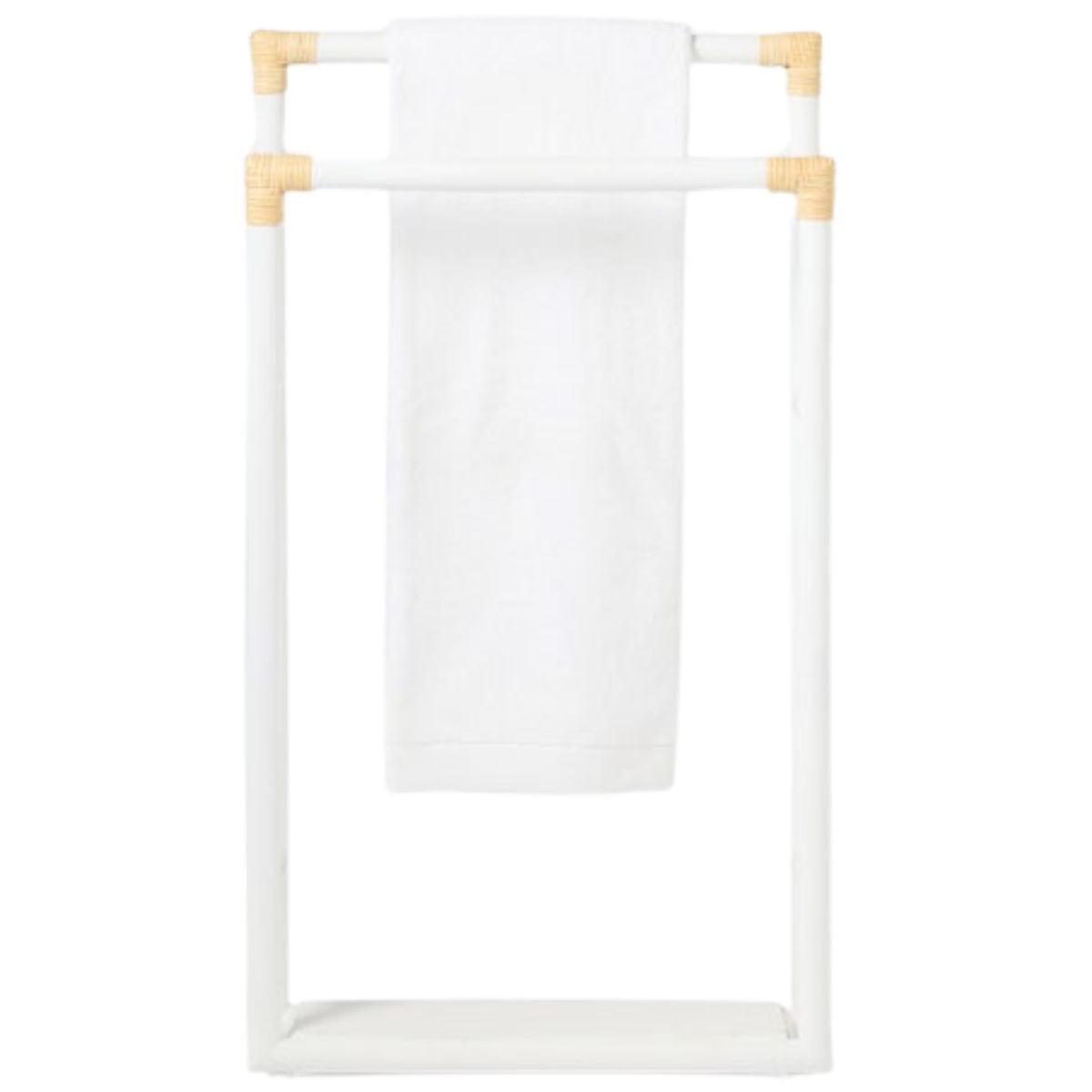 Bolzano Freestanding Towel Rack Bath Accessory 06BOLZ-WH-TRFS20X36