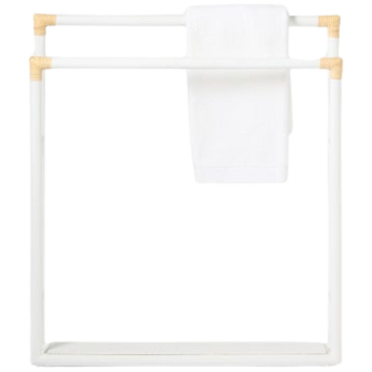 Bolzano Freestanding Towel Rack Bath Accessory 06BOLZ-WH-TRFS32X36