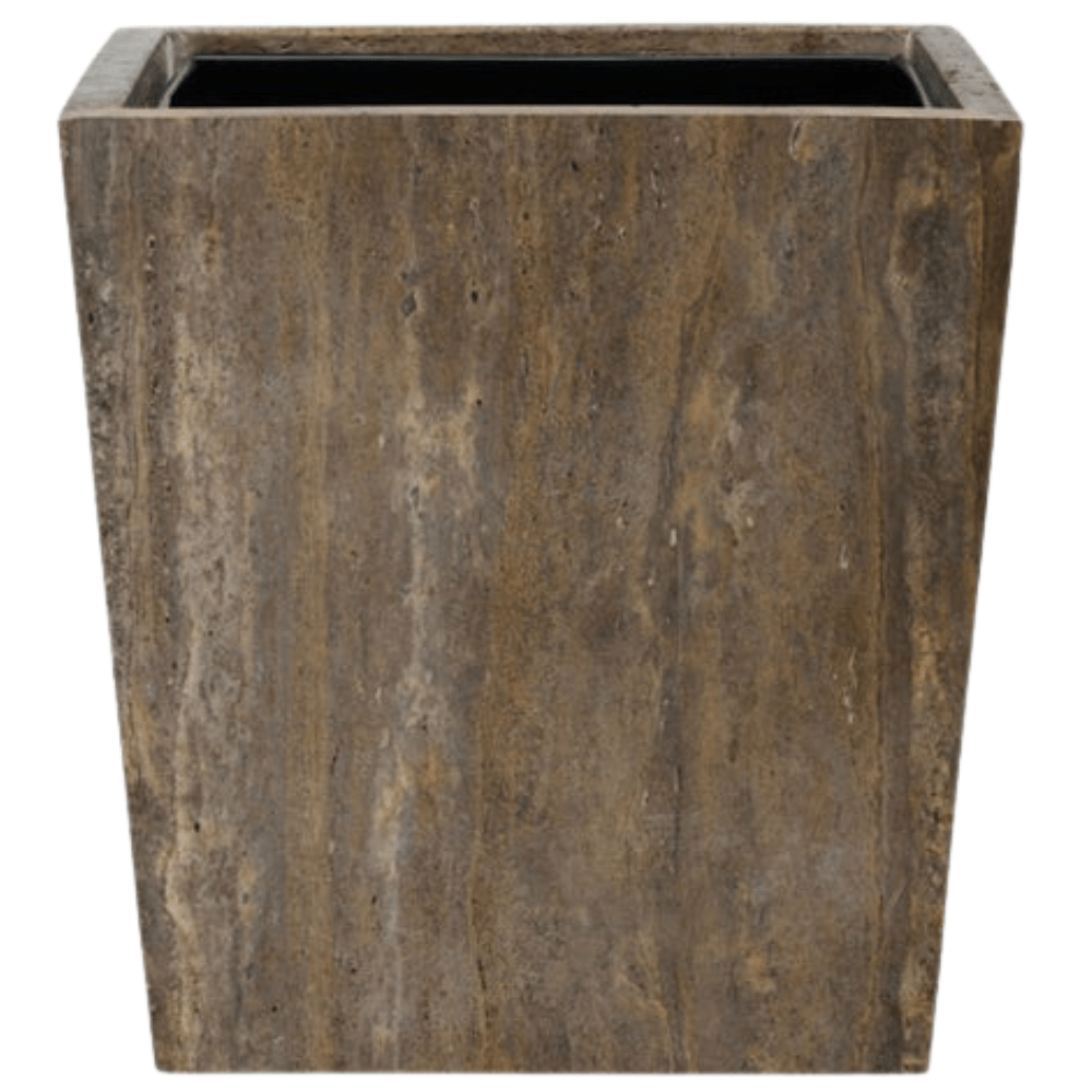 Bowen Wastebasket Bath Accessory 01BOWE-GRY-WBRT