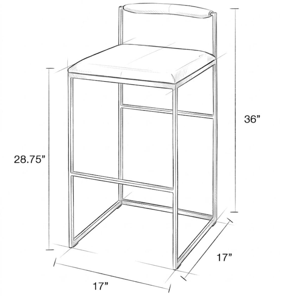 Bradbury Counter + Bar Stool Bar + Counter Stools