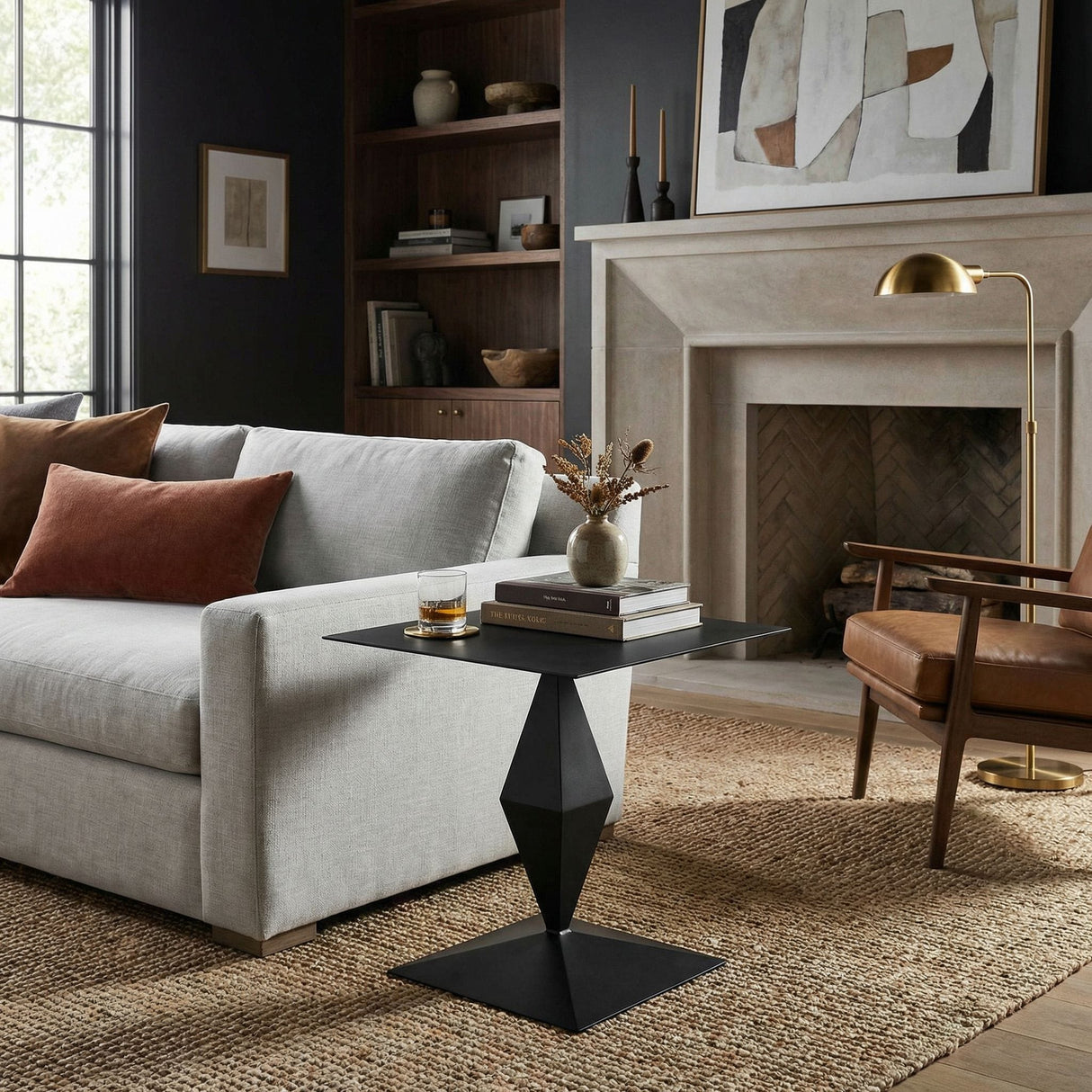 Brasi Side Table Side Tables GTAB9033MTB 00842449139657