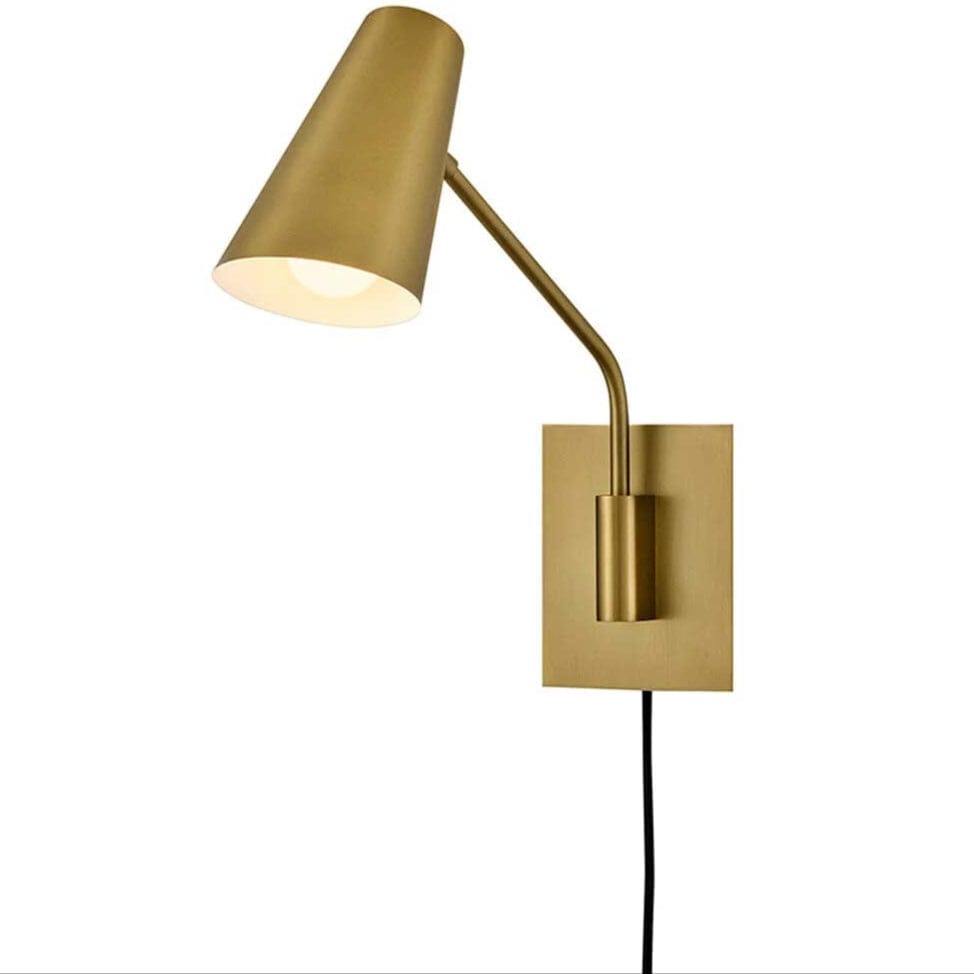 Bray Swing Arm Single Light Sconce Wall Sconces