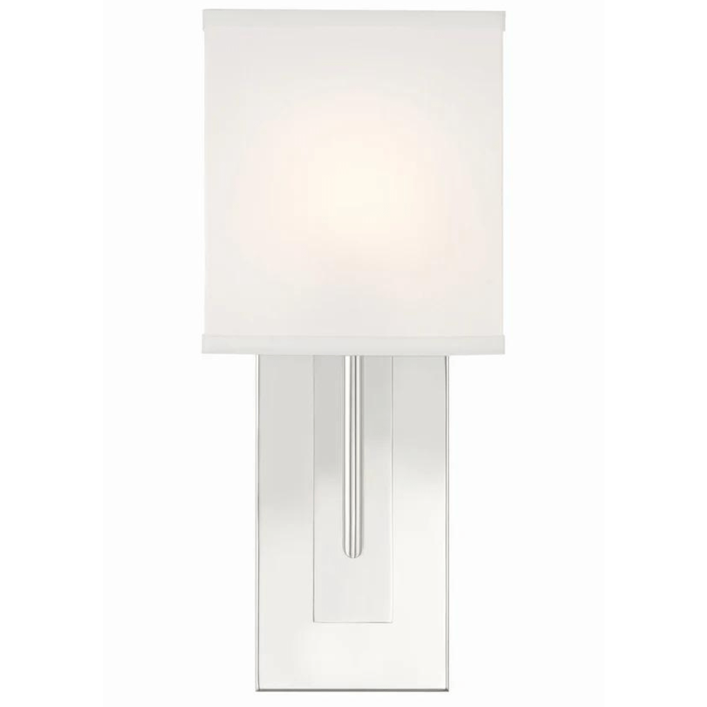 Brent 1 Light Sconce BRE-A3631-PN 633779053023