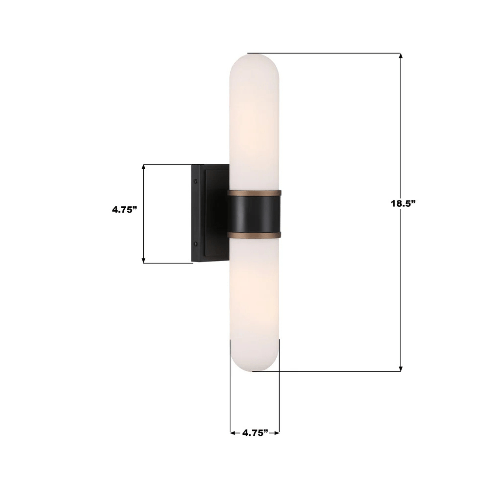 Brian Patrick Flynn Capsule Sconce Wall Sconces CAP-8512-MK-TG 633779098680