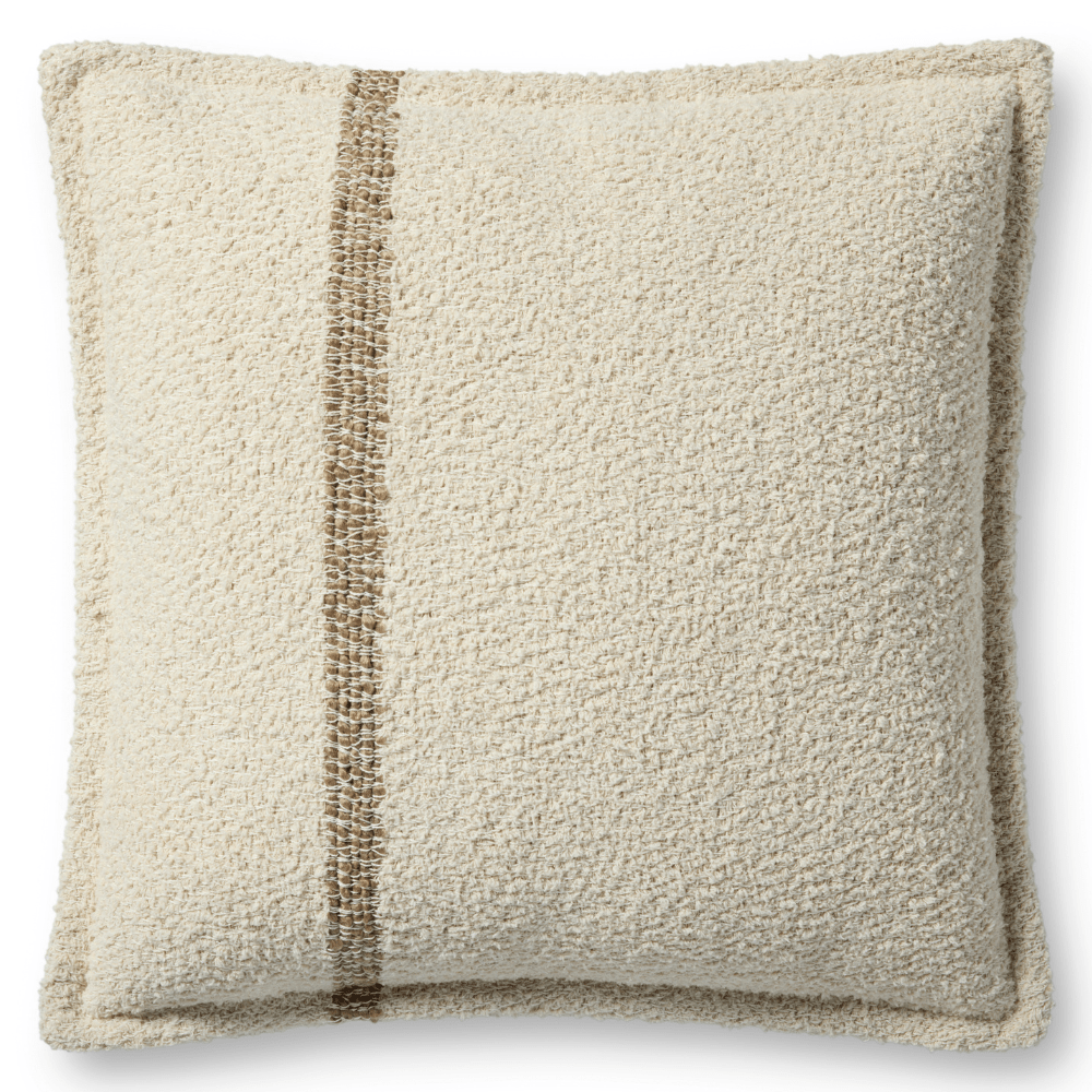 Brigette Romanek × Loloi Pillow - Natural/Tan Pillows PBR0014-NATURALTAN-COVER