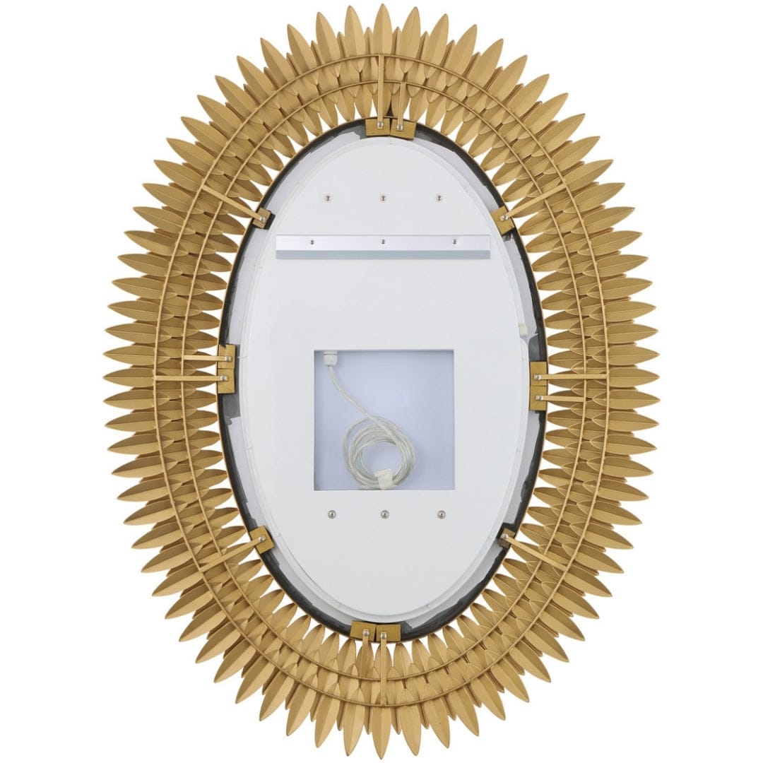 Broche Integrated LED Mirror Round + Oval Mirrors BRH-M500-GA 633779101199