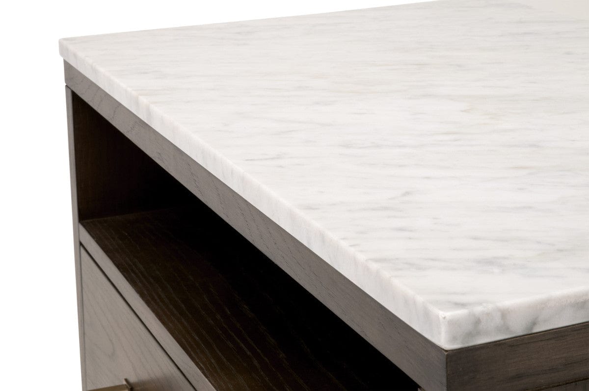 Cambria 2-Drawer Nightstand Nightstand 5250.DB-OAK/BIA