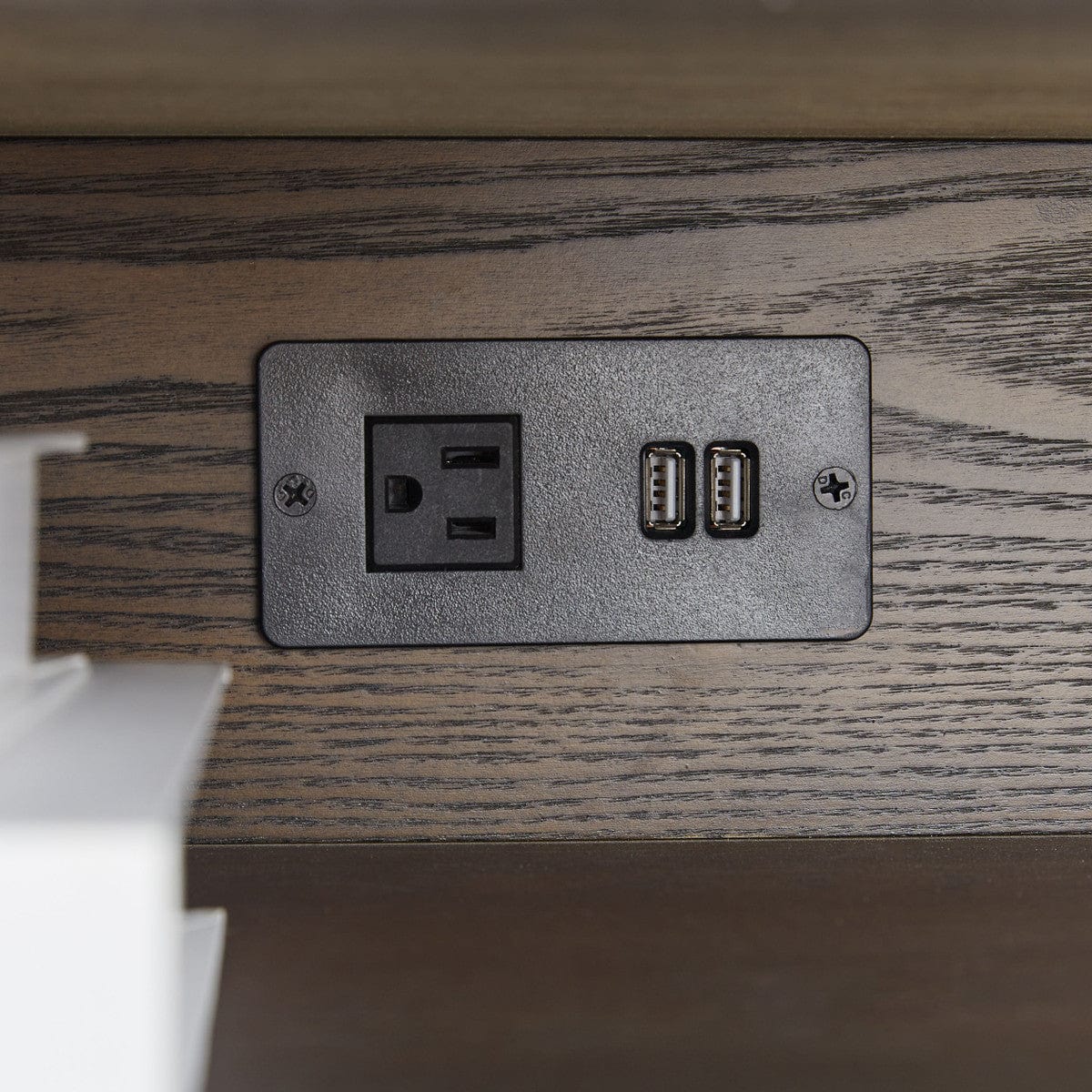 Cambria 2-Drawer Nightstand Nightstand 5250.DB-OAK/BIA