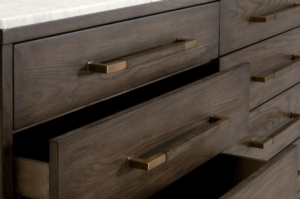 Cambria 8-Drawer Double Dresser Dresser 5252.DB-OAK/BIA