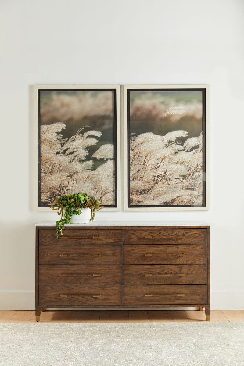 Cambria 8-Drawer Double Dresser Dresser 5252.DB-OAK/BIA