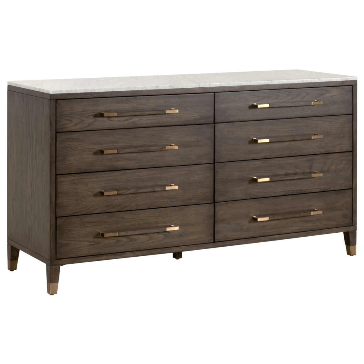 Cambria 8-Drawer Double Dresser Dresser 5252.DB-OAK/BIA