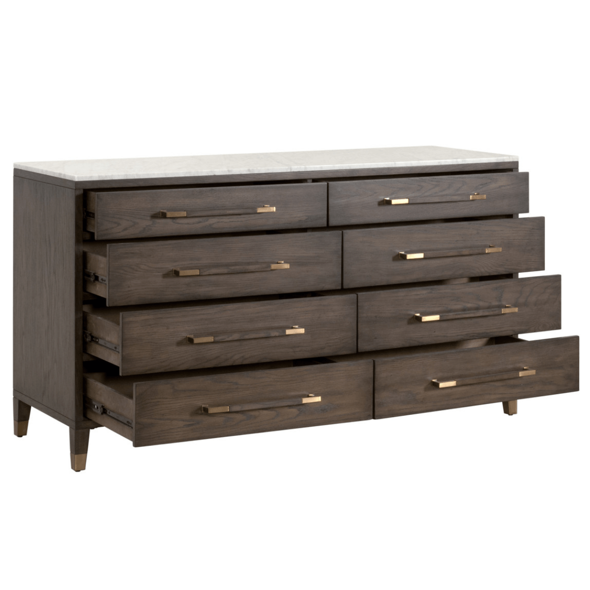Cambria 8-Drawer Double Dresser Dresser 5252.DB-OAK/BIA