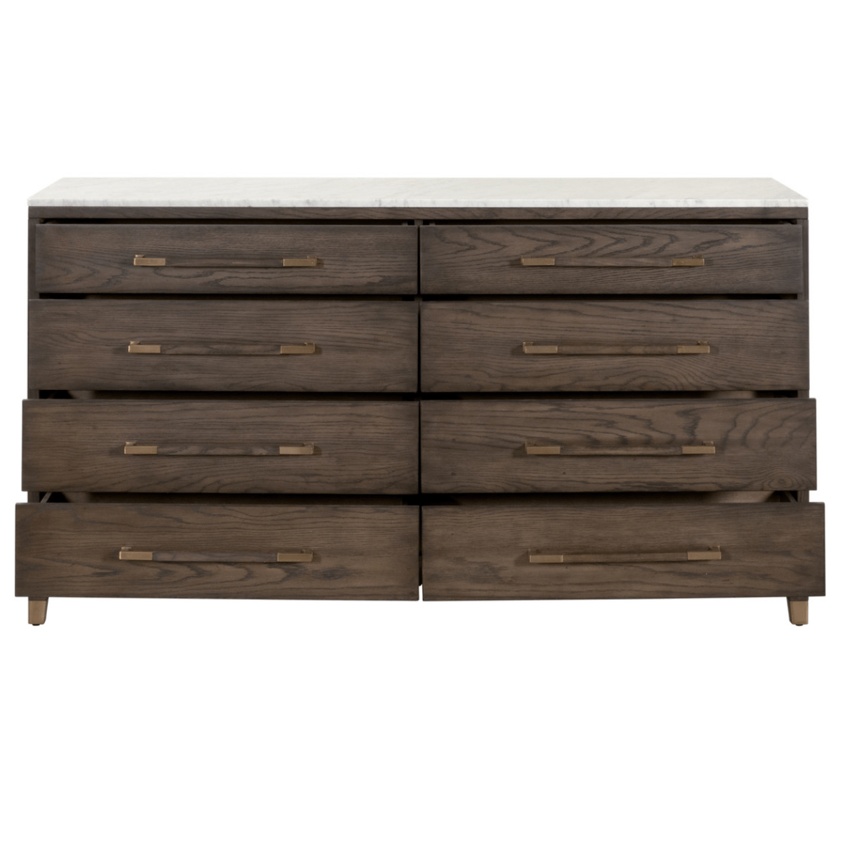Cambria 8-Drawer Double Dresser Dresser 5252.DB-OAK/BIA