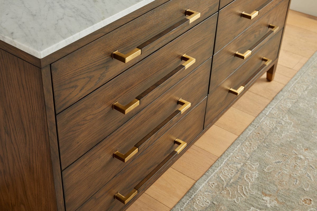 Cambria 8-Drawer Double Dresser Dresser 5252.DB-OAK/BIA