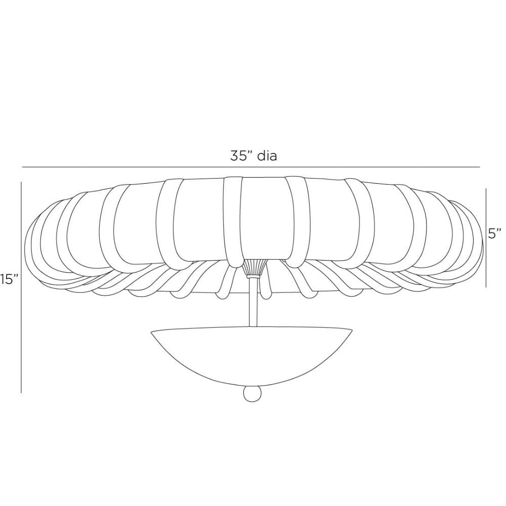 Camella Flush Mount Flush Mount DFC12 796505706690
