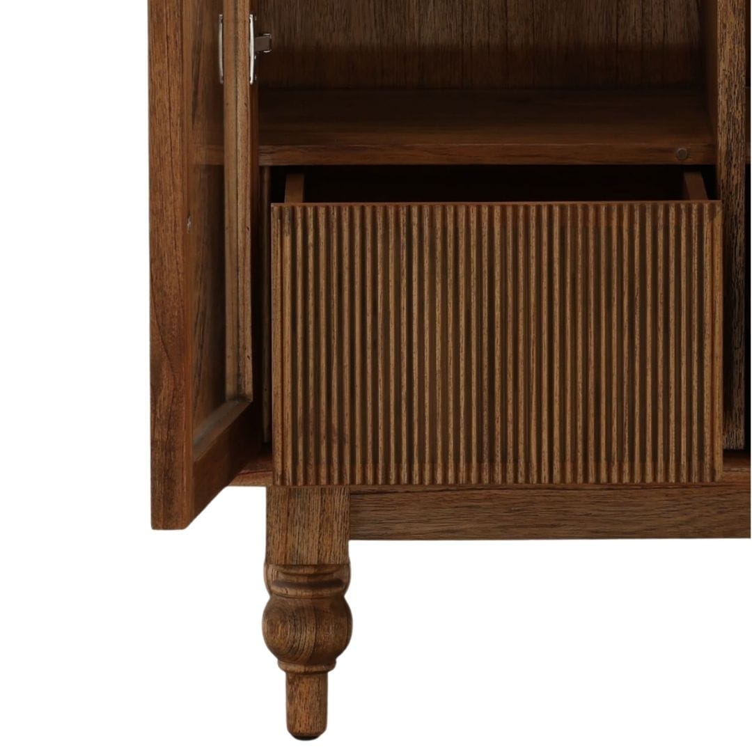 Campbell Cabinet Bookcases, Tall Cabinets + Shelving DOV11729-BRWN