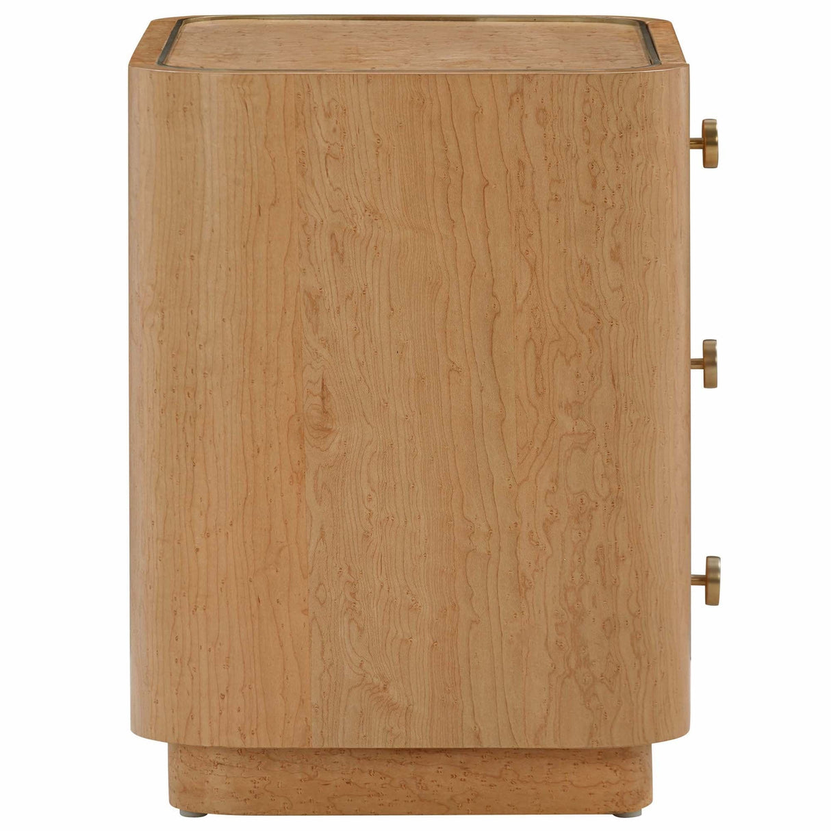 Candelabra Home Abigail Natural Acacia Nightstand Furniture TOV-B54255