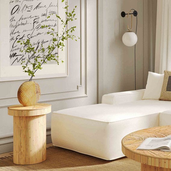 Candelabra Home Acadia Rattan Side Table Furniture TOV-OC21008