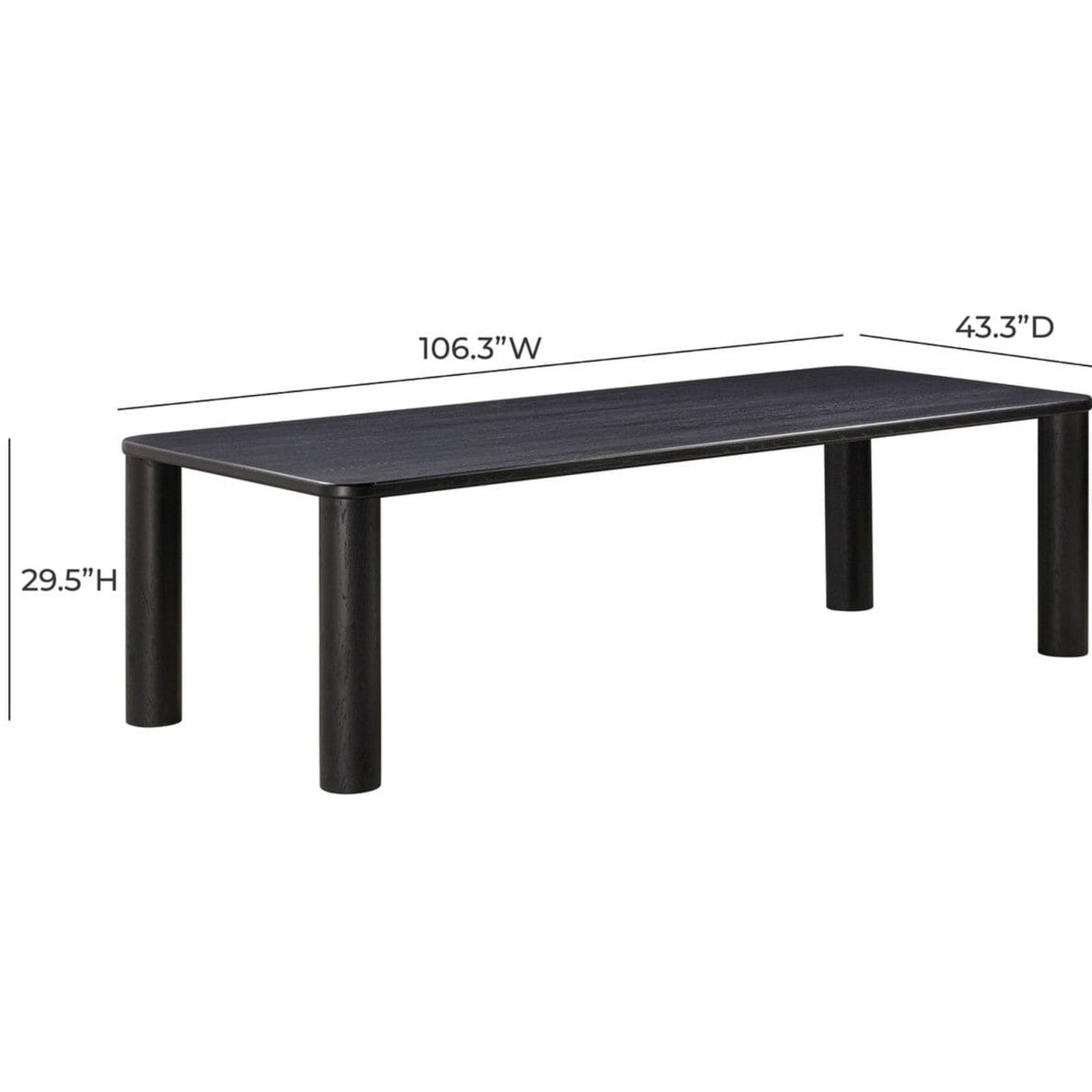 Candelabra Home Akola Oak Rectangular Dining Table Dining Tables