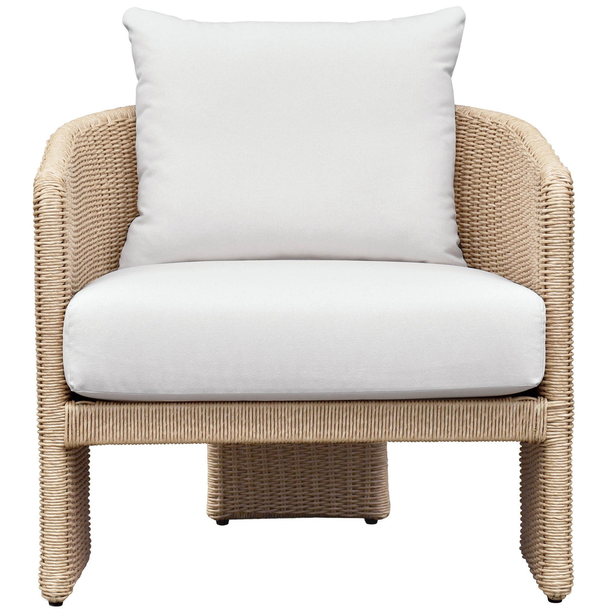 Candelabra Home Alexa Cream Outdoor Armchair TOV-O68809