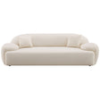 Candelabra Home Allegra Cream Velvet Sofa Sofas TOV-L68816