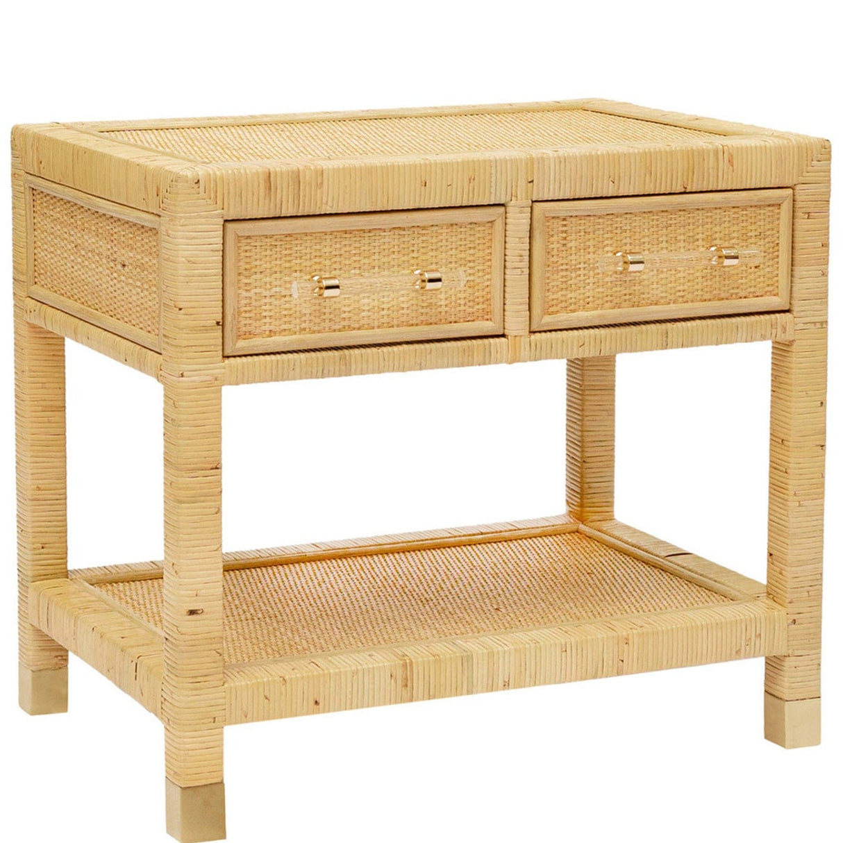 Candelabra Home Amara Natural Rattan Nightstand Nightstands TOV-B21027