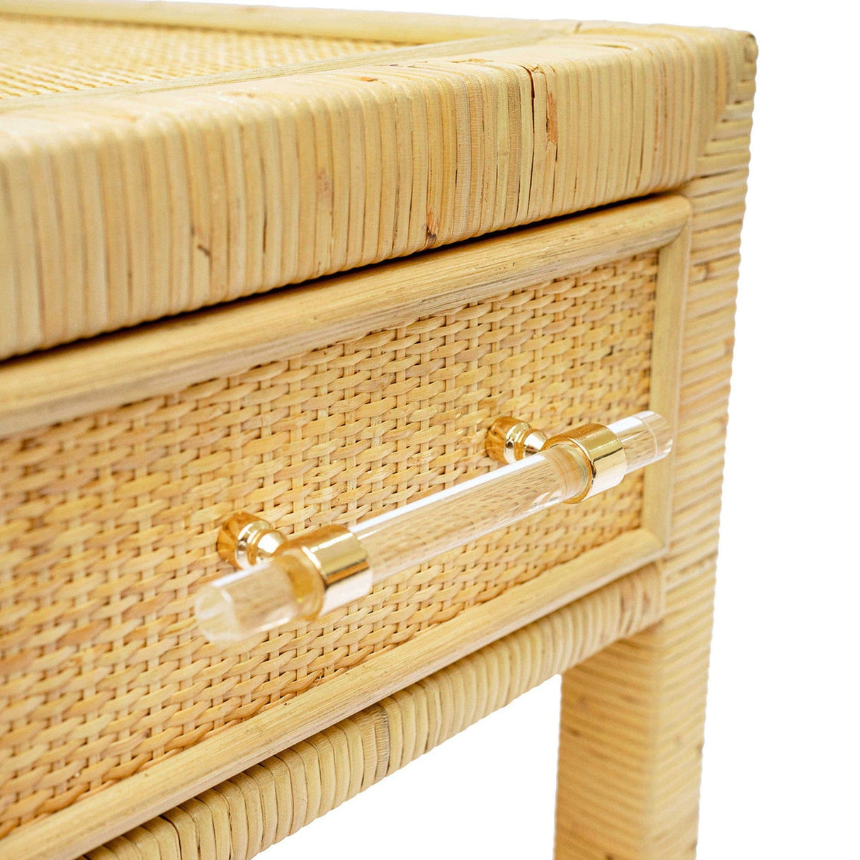 Candelabra Home Amara Natural Rattan Nightstand Nightstands TOV-B21027