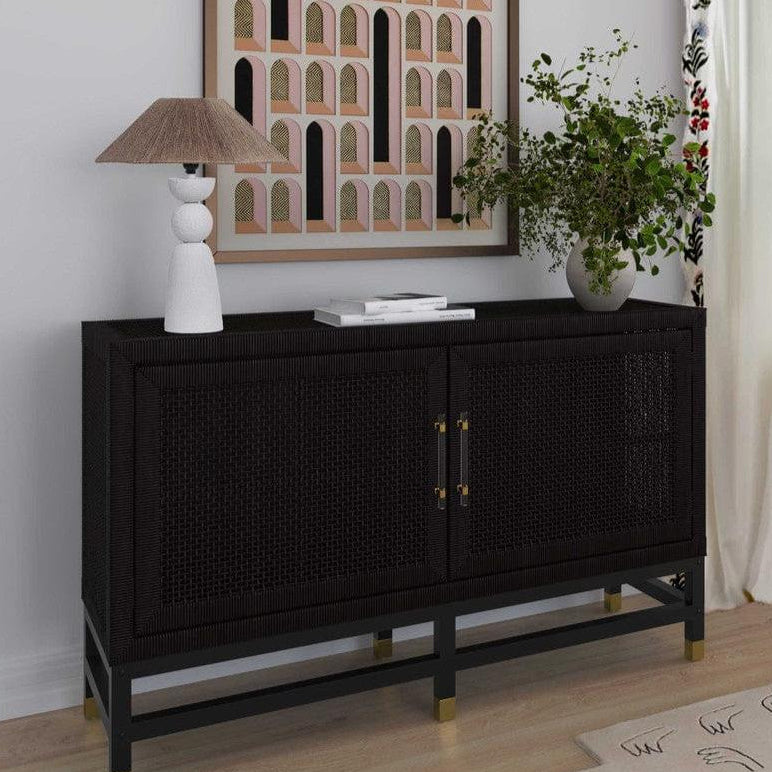 Candelabra Home Amara Rattan Buffet Rattan Buffet