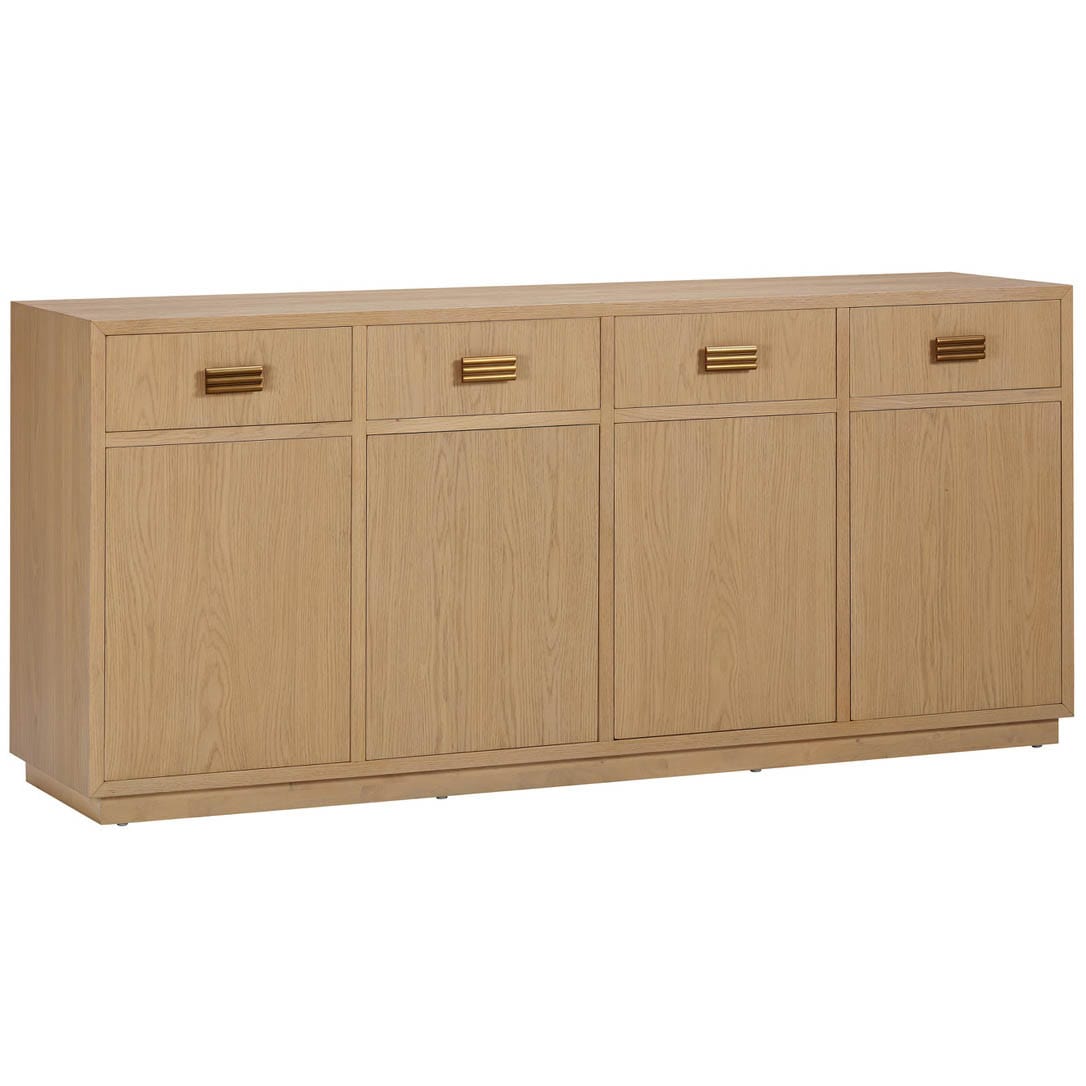 Candelabra Home Aria Oak Buffet Wooden Storage Buffet