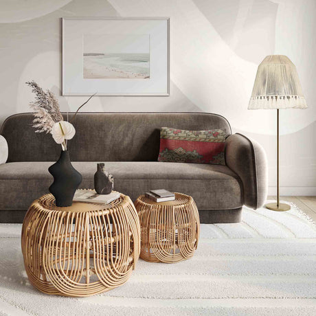 Candelabra Home Azrina Rattan Nesting Tables Furniture TOV-OC21009