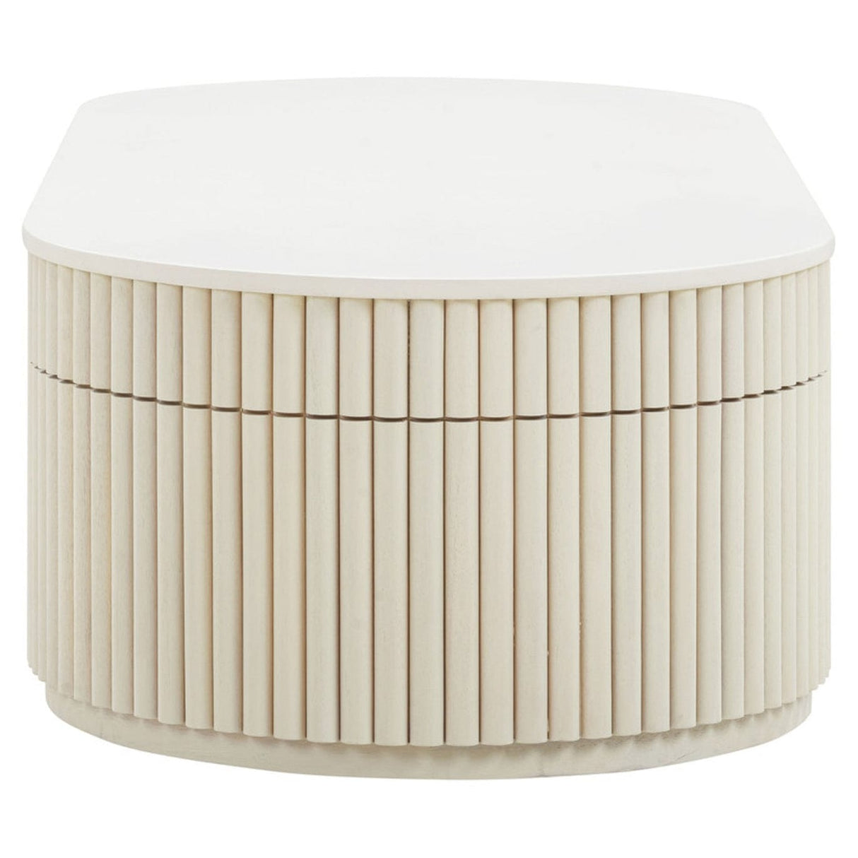 Candelabra Home Bella Cream Oval Coffee Table Coffee Tables TOV-OC54323