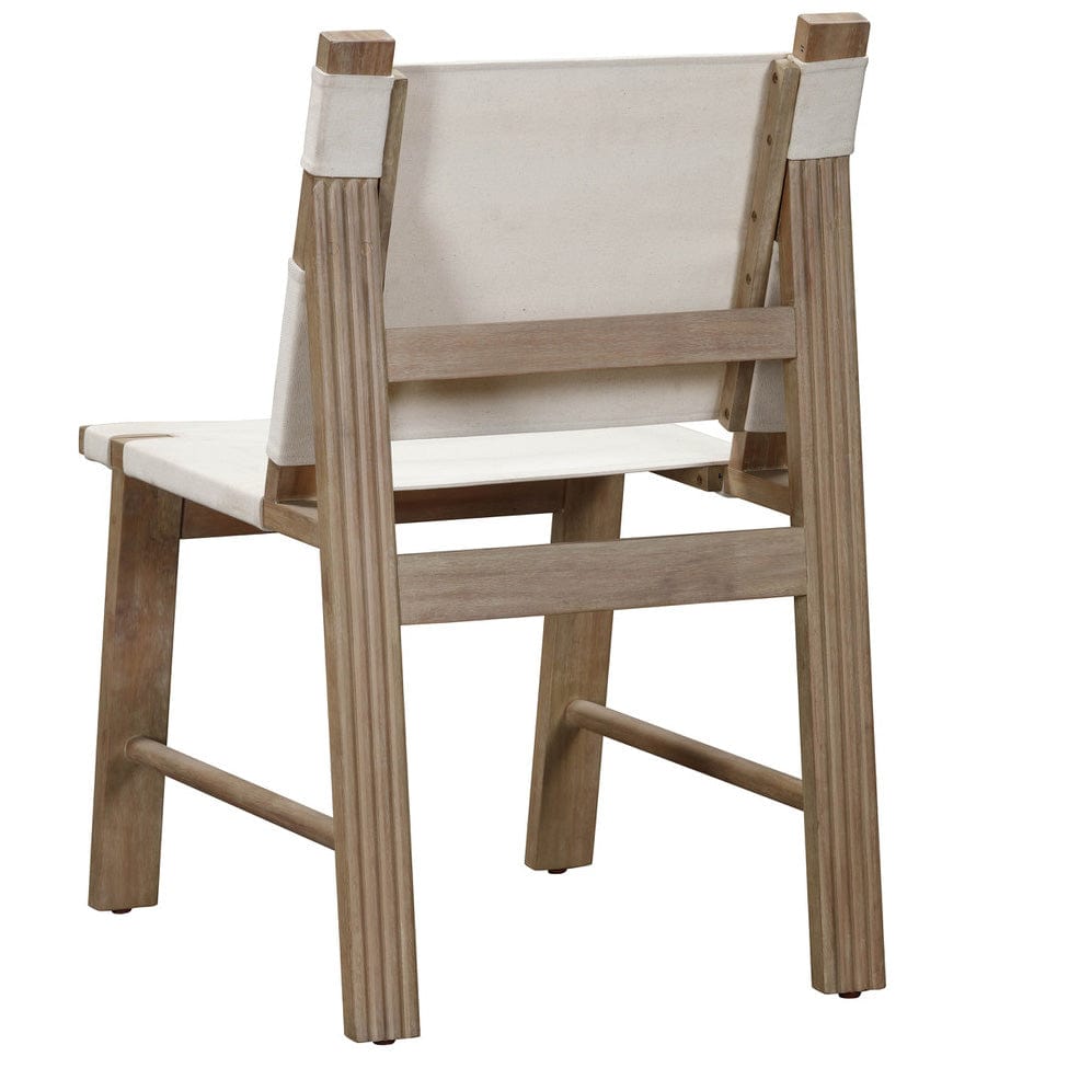 Candelabra Home Cassie Cream Outdoor Dining Chair - Set of 2 Outdoor Dining Chair TOV-O54295