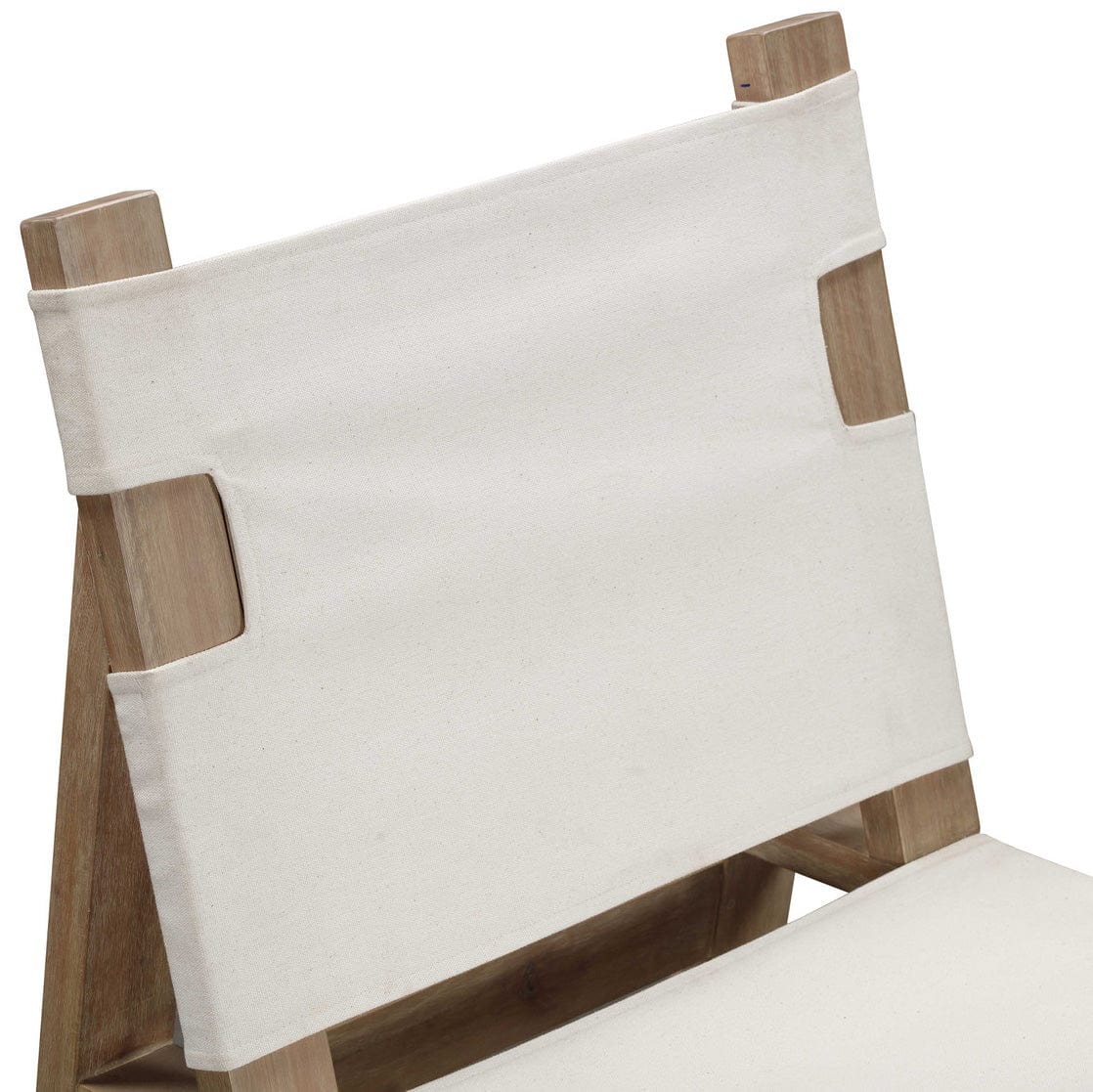 Candelabra Home Cassie Cream Outdoor Dining Chair - Set of 2 Outdoor Dining Chair TOV-O54295