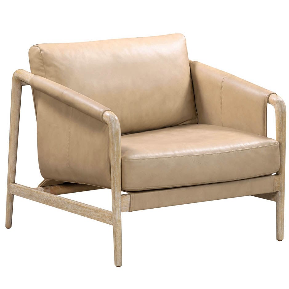 Candelabra Home Chakka Leather Accent Chair Leather Accent Chair TOV-S54256