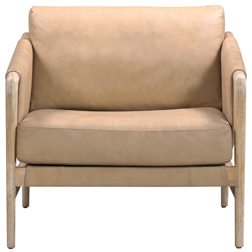 Candelabra Home Chakka Leather Accent Chair Leather Accent Chair TOV-S54256