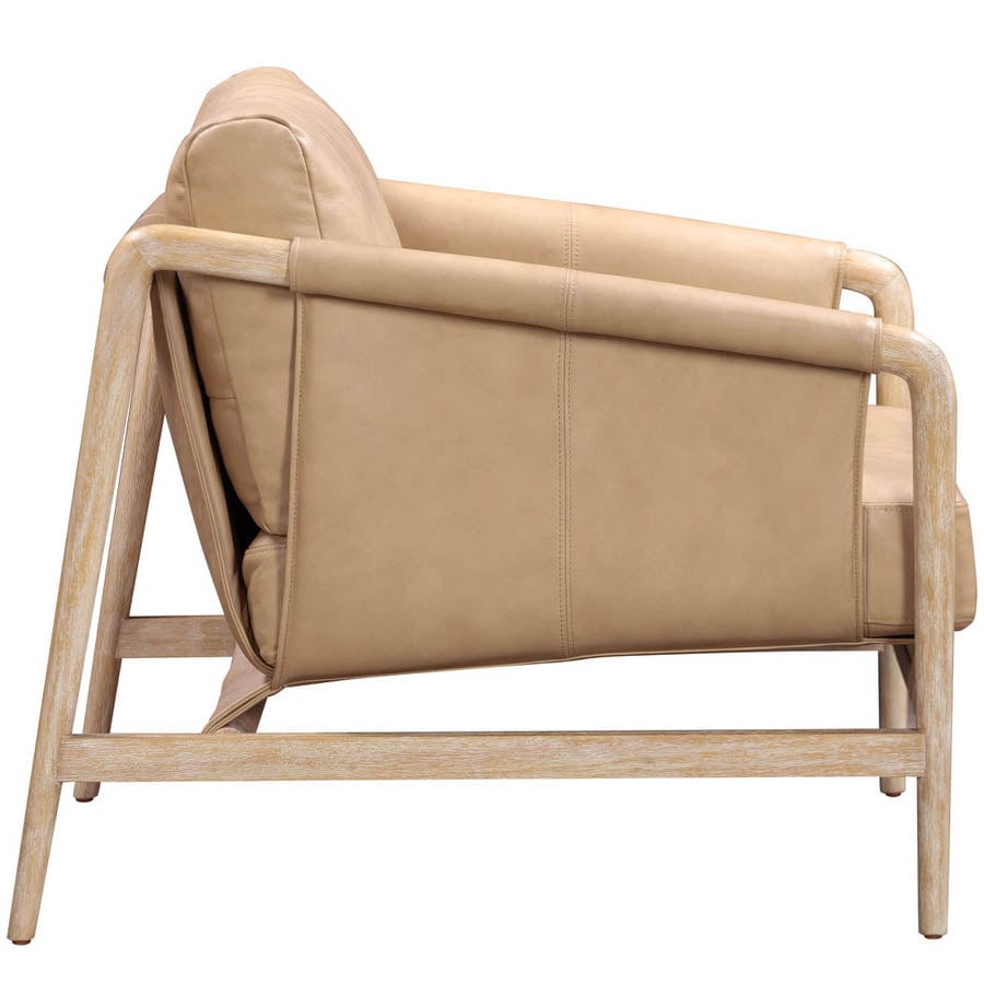 Candelabra Home Chakka Leather Accent Chair Leather Accent Chair TOV-S54256